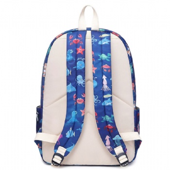 Customizable sublimated backpack digital heat transfer printed school bags
