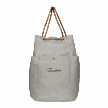 Female's Cotton Canvas Convertible Tote Backpack