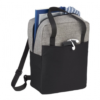 Convertable rPET backpack with dual tote handles